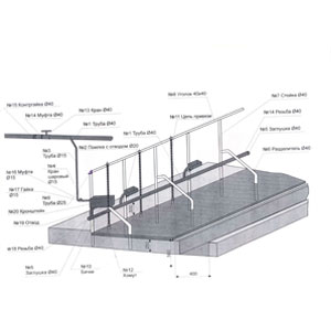 Стойловое оборудование для КРС привязного содержания с поением по уровню