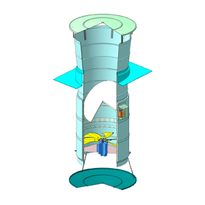 CFE көпөлөк клапаны бар чыгаруу валы CFE-800-01